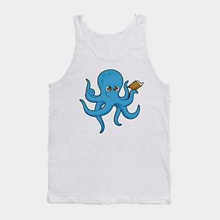 Octopus with Book Tank Top